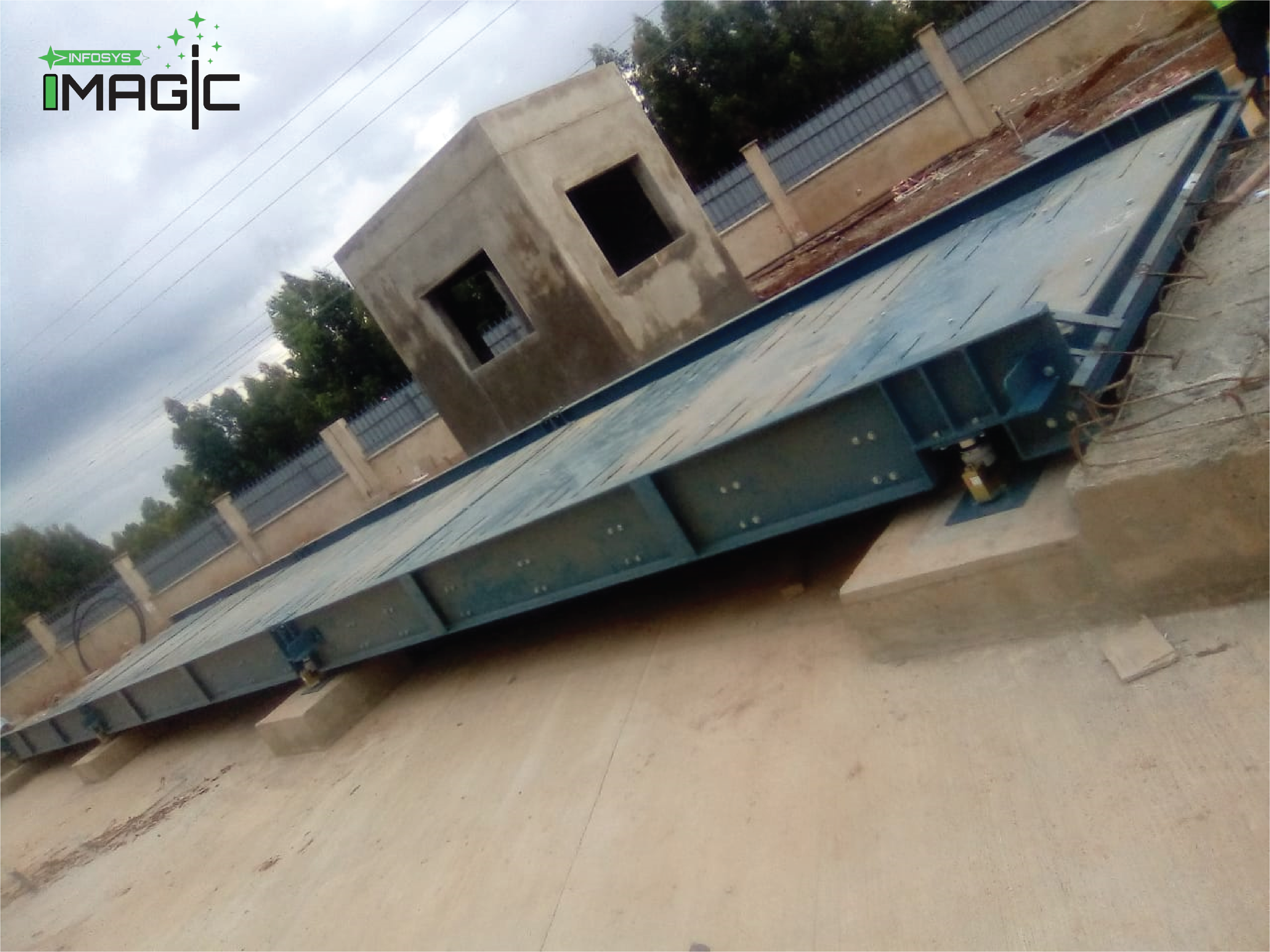 Unmanned weighbridge installation for industrial use - Infosys Imagic Kenya